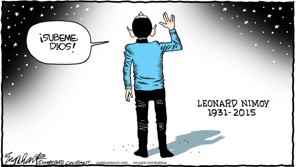  LEONARD NIMOY  by Bob Englehart