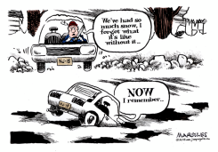 SNOW AND POTHOLES by Jimmy Margulies