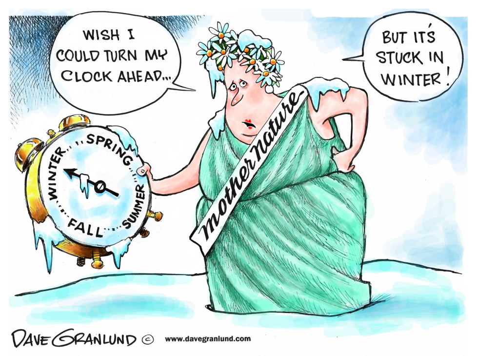  CLOCKS AHEAD by Dave Granlund