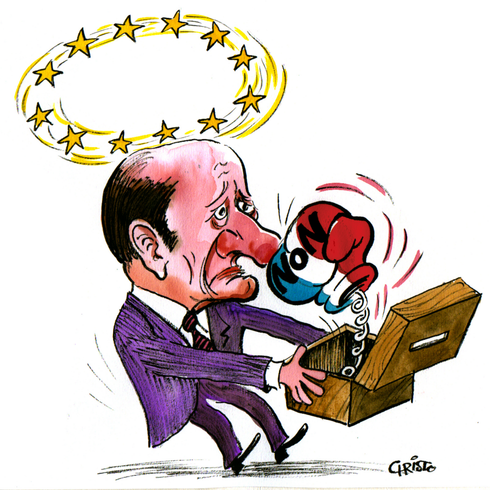 Jacques Chirac and the Ballot Box color