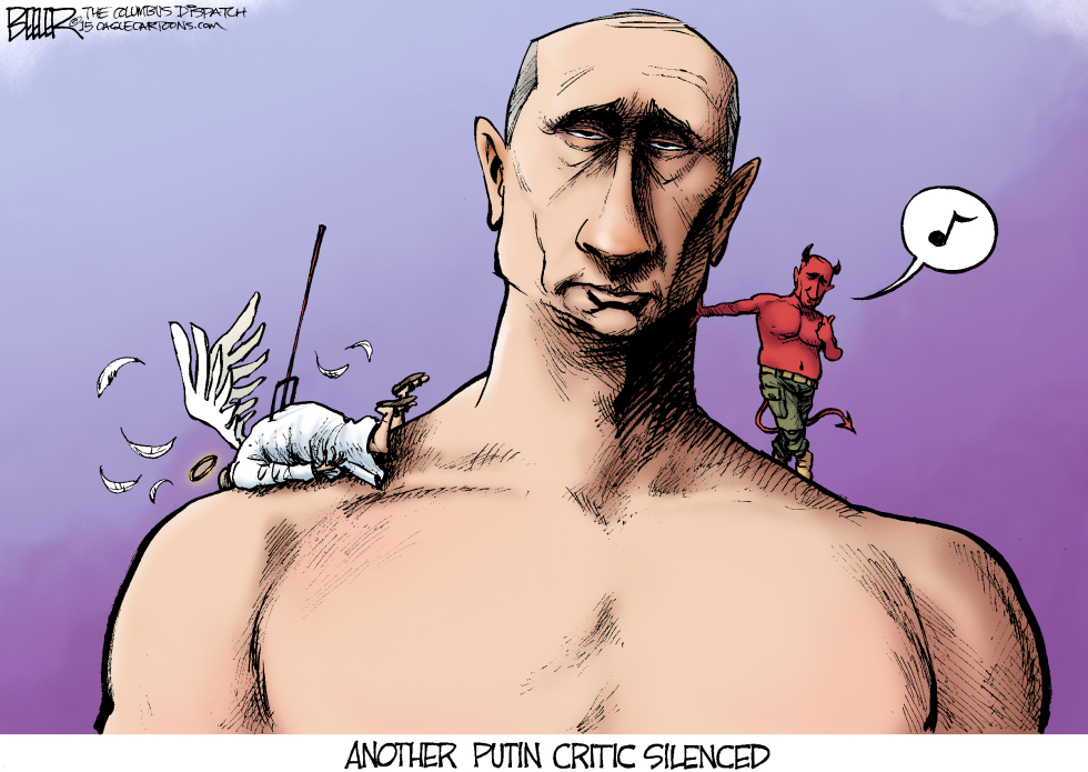  ANGELS AND PUTINS by Nate Beeler