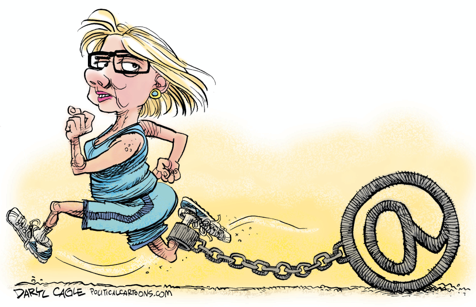 Hillary E-mail Scandal and her Run COLOR