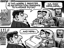 PUTIN OPPONENT PROSPECTS by Steve Sack