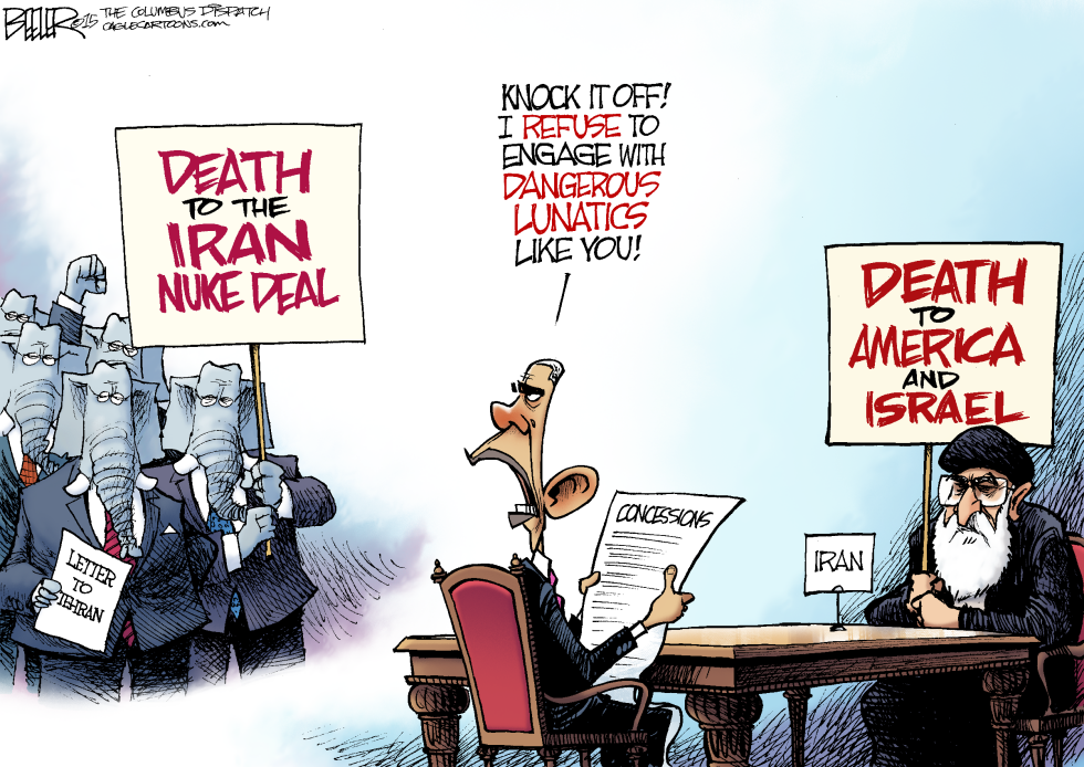  IRAN NEGOTIATION by Nate Beeler