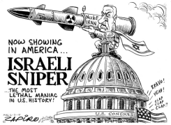 ISRAELI SNIPER by Zapiro