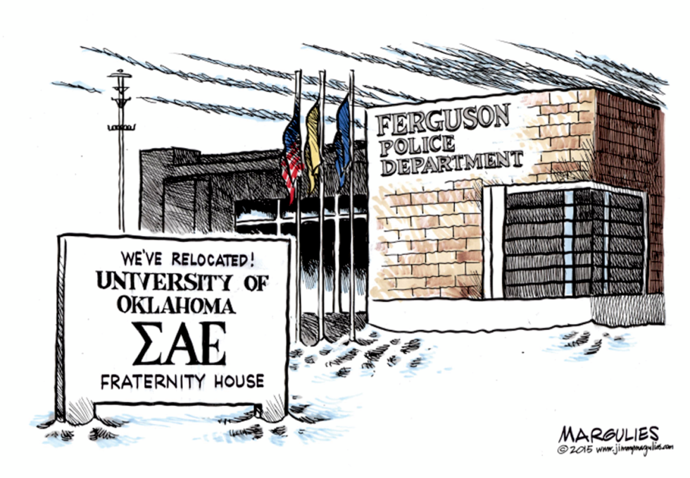 Oklahoma U fraternity racism color
