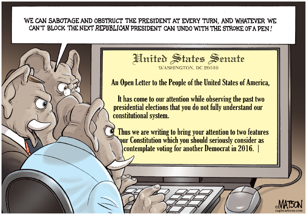 Republican Senators Write An Open Letter to the American People-COLOR