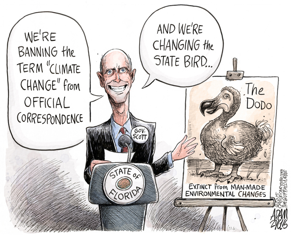  GOVERNOR RICK SCOTT by Adam Zyglis