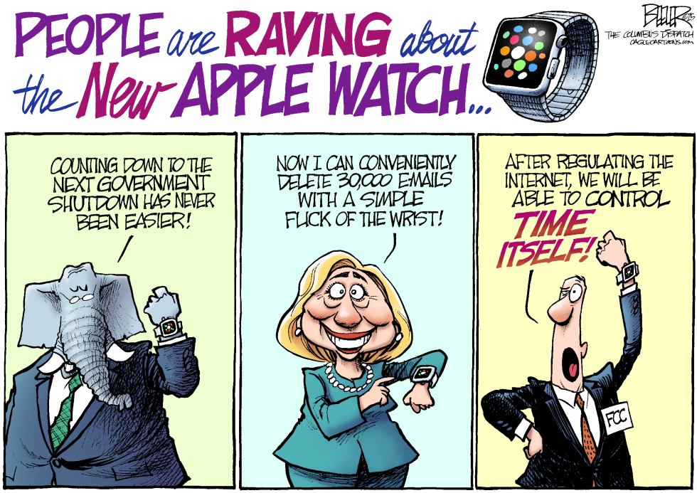  APPLE WATCH by Nate Beeler