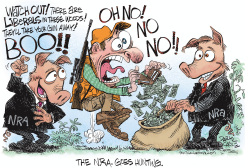 NRA GOES HUNTING - NATIONAL -  by Daryl Cagle
