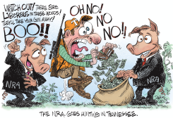TENNESSEE - NRA GOES HUNTING  by Daryl Cagle