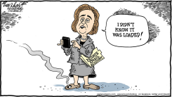 HILLARY'S EMAILS by Bob Englehart