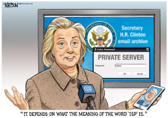 HILLARY CLINTON'S PRIVATE EMAIL ACCOUNT by R.J. Matson