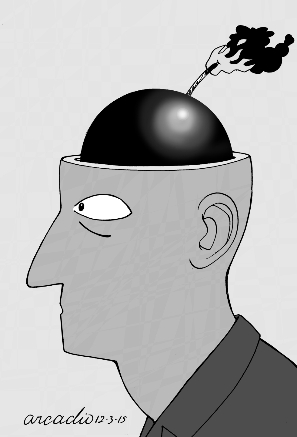 Cerebro explosivo extremista bn