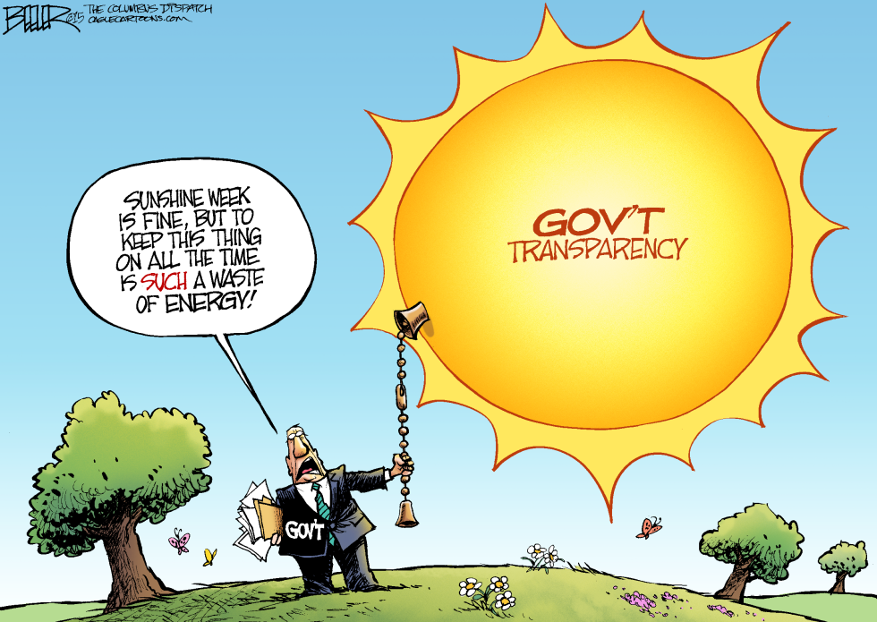  SUNSHINE WEEK by Nate Beeler