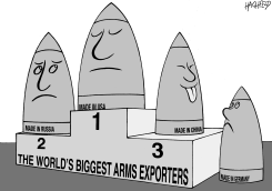 BIGGEST ARMS EXPORTERS by Rainer Hachfeld