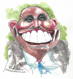 RUDY GIULIANI by Sandy Huffaker