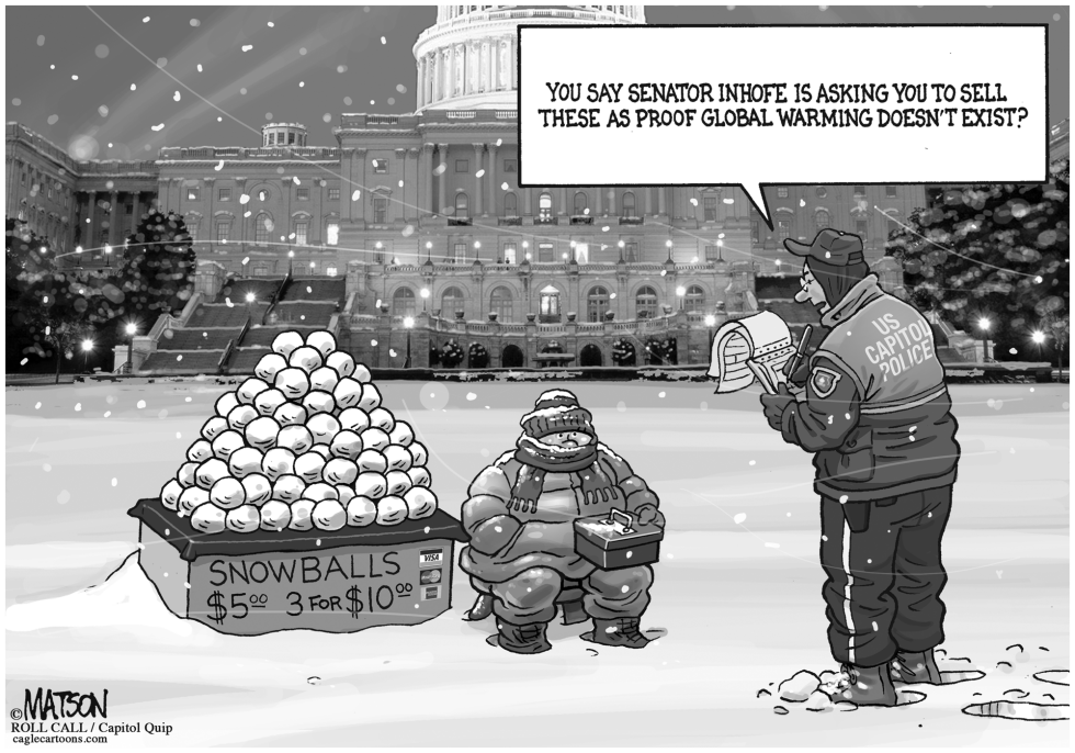 Selling Snowballs On The National Mall