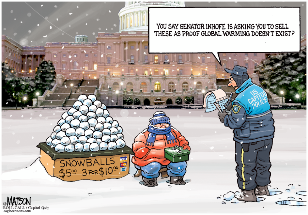 Selling Snowballs On The National Mall-COLOR