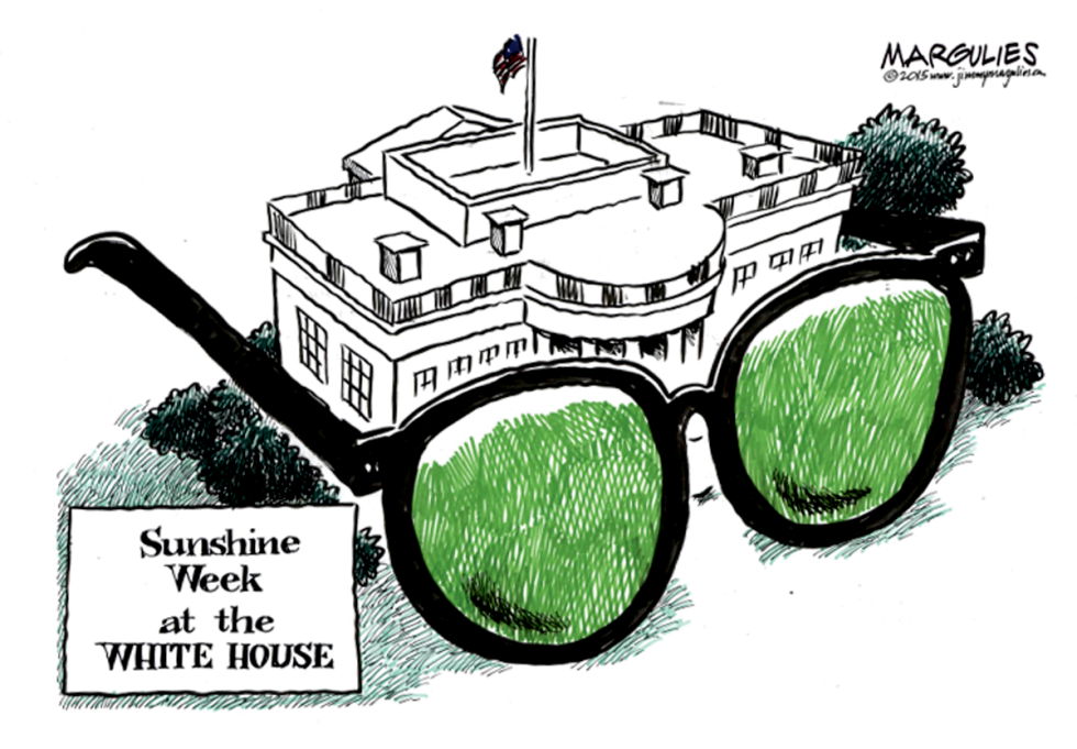 Sunshine Week at the White House color