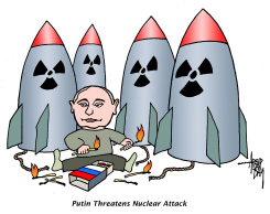 PUTIN NUCLEAR RISK by Arend Van Dam