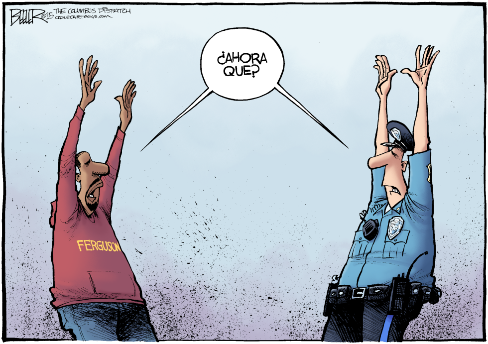  CONFUSION EN FERGUSON  by Nate Beeler