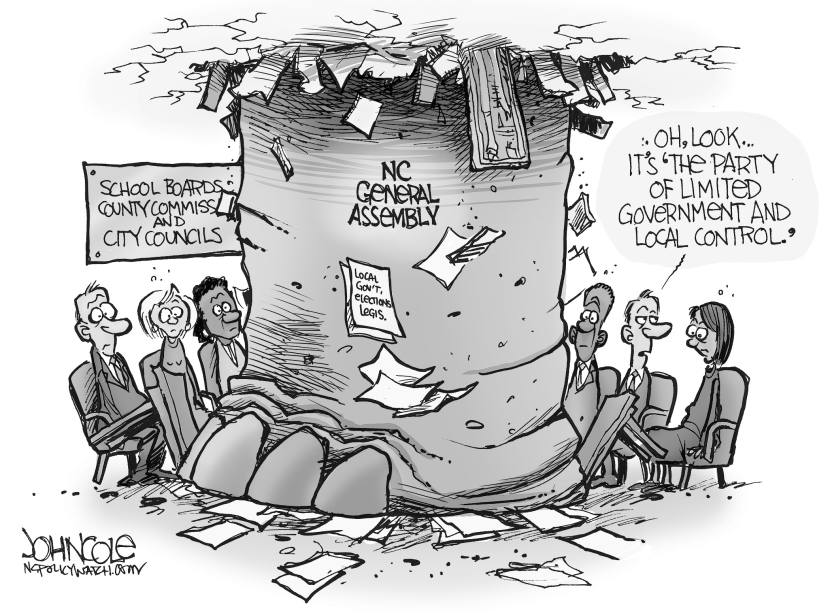 LOCAL NC -- GOP and local government BW