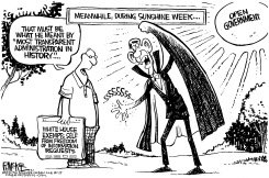 OBAMA SUNSHINE WEEK by Rick McKee