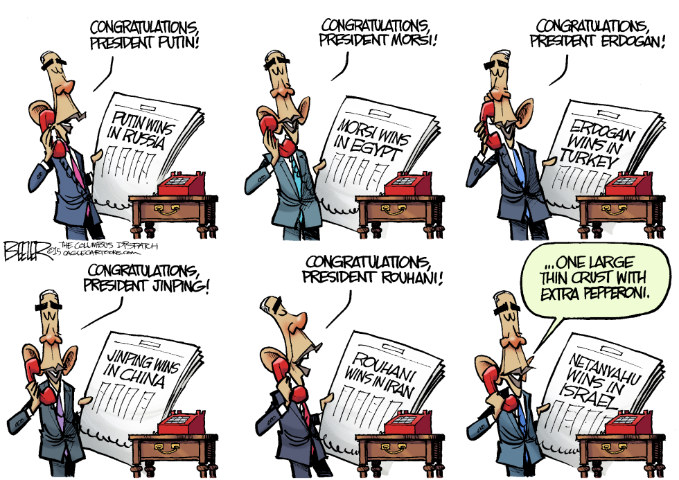  CONGRATULATORY CALL by Nate Beeler