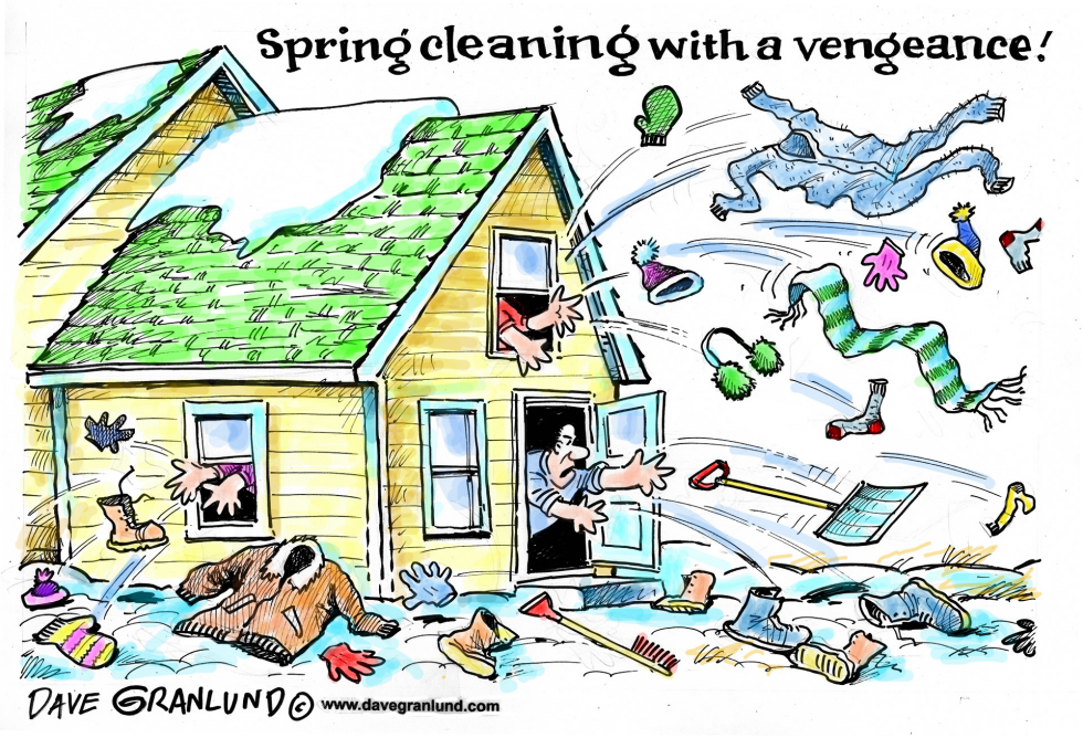  SPRING CLEANING by Dave Granlund