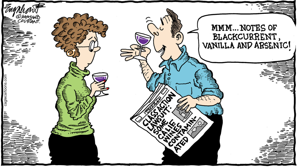  ARSENIC IN CALIF WINE by Bob Englehart