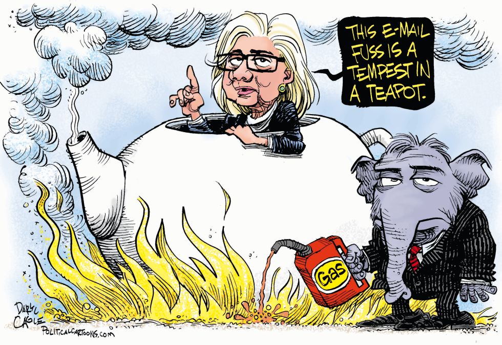 COLOR Hillary E-mail Scandal Tempest in a Teapot