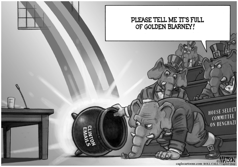 Select Committee on Benghazi Looks for Pot of Gold at End of Clinton Email Rainbow