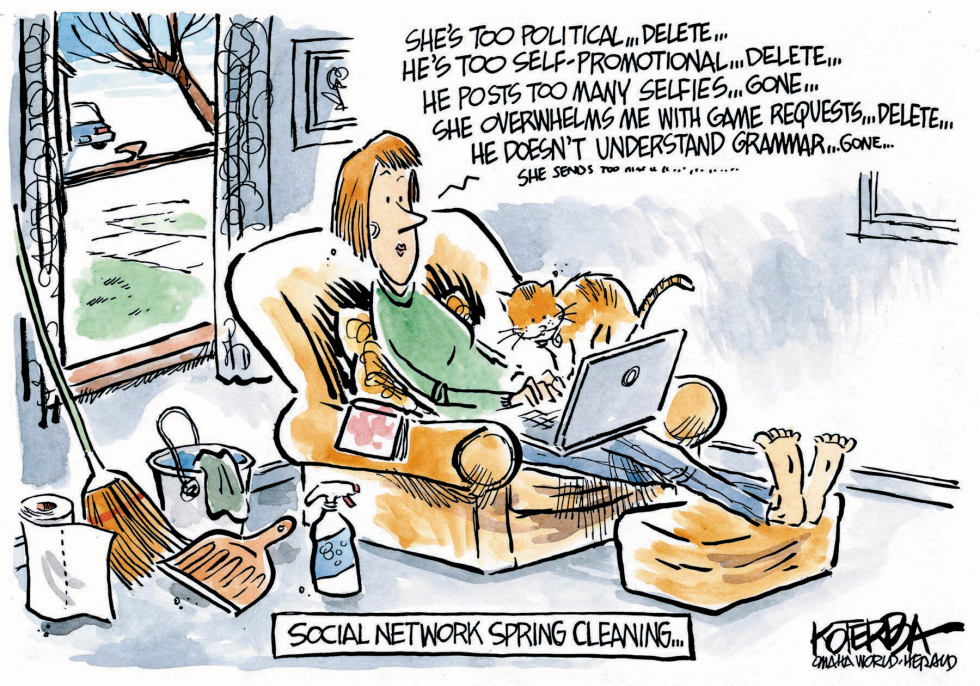 Social Network Spring Cleaning