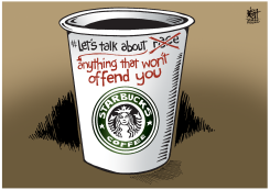 STARBUCKS,  by Randy Bish