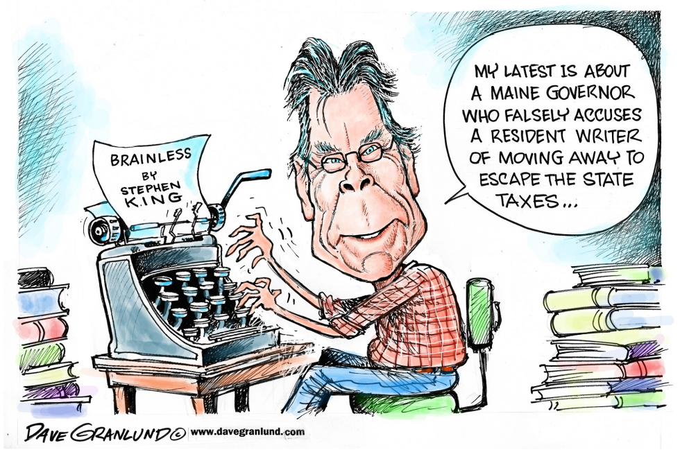 Stephen King vs Maine Guv