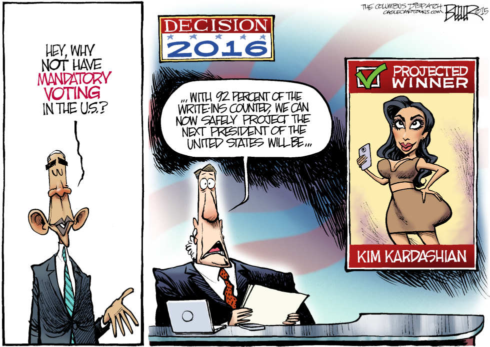  MANDATORY VOTING by Nate Beeler