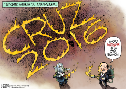 CRUZ PARA PRESIDENTE /  by Nate Beeler