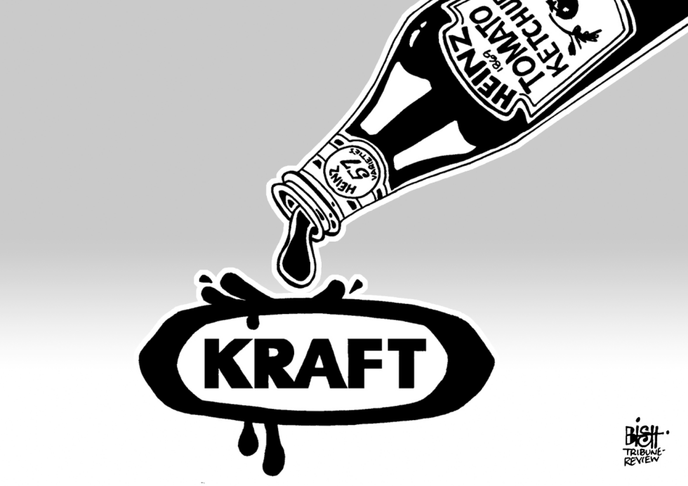 HEINZ KRAFT MERGER, B/W