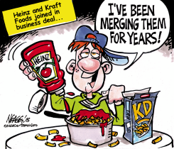 HEINZ AND KRAFT by Steve Nease