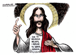 INDIANA ANTI-GAY LAW by Jimmy Margulies