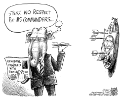BERGDAHL DESERTION by Adam Zyglis