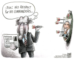 BERGDAHL DESERTION  by Adam Zyglis