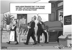 REPRESENTATIVE AARON SCHOCK MOVES OUT OF DOWNTON ABBEY OFFICE by R.J. Matson