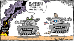 ARAB ARMY by Bob Englehart