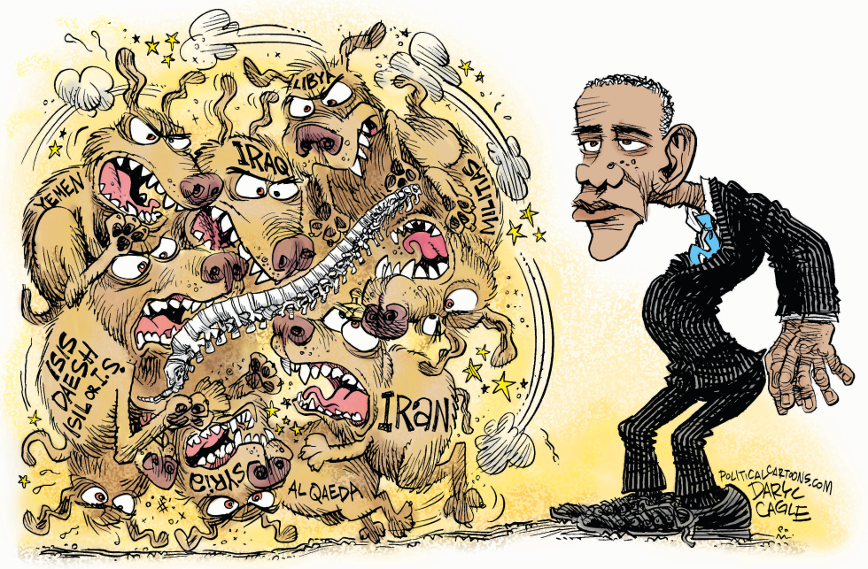 Spineless Obama and the Middle East COLOR