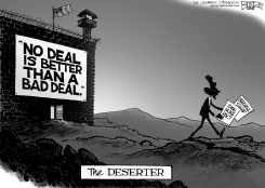 THE DESERTER by Nate Beeler