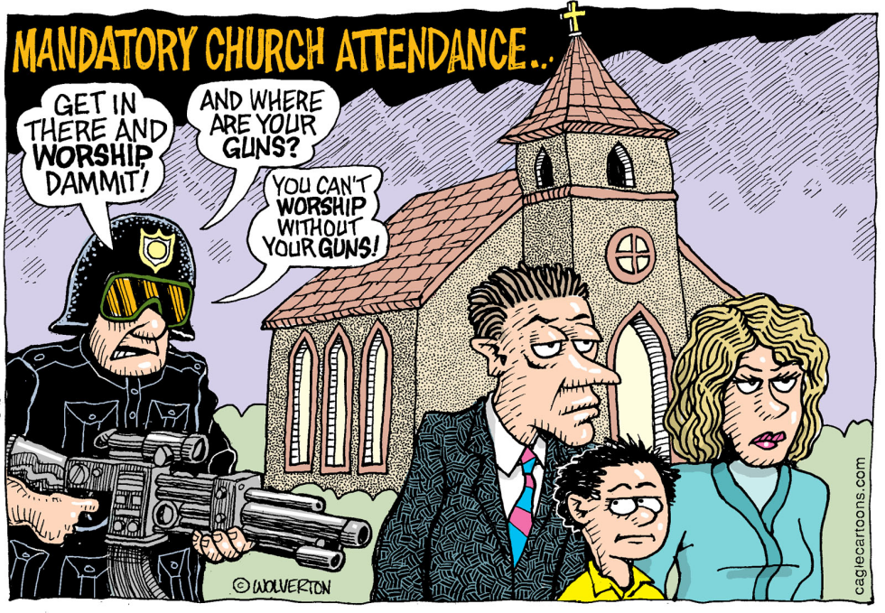 Mandatory Church Attendance COLOR