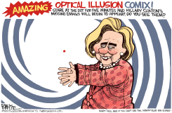 HILLARY APRIL FOOLS  by Rick McKee