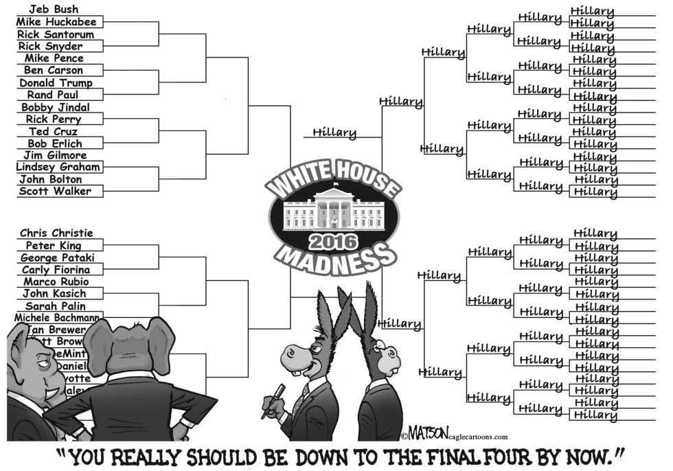 Republicans Struggle With Election 2016 Brackets
